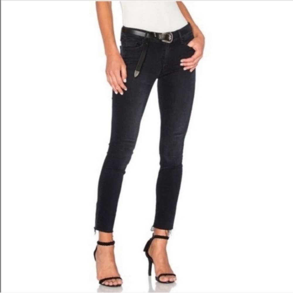 MOTHER The Looker Ankle Fray in Blackbird, Size 31, EUC
